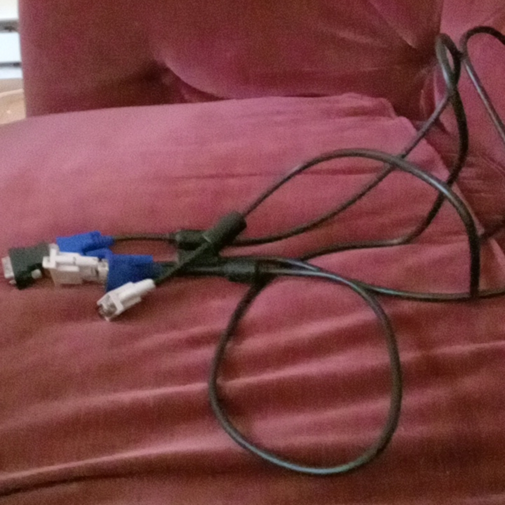 Bundle of 2 DVI cables